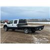 Image 4 : 2012 FORD F350 XLT CREW CAB FLATBED TRUCK