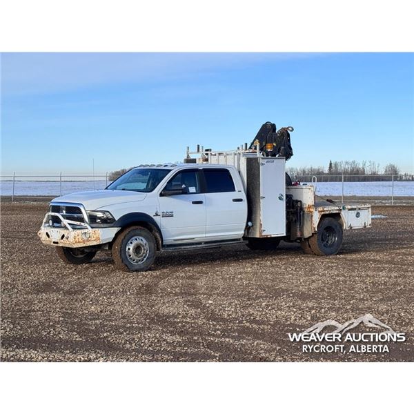 2014 DODGE RAM 5500HD CREW CAB BOOM TRUCK