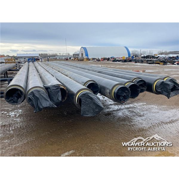 (10) 16 IN. X 65 FT. (+/-) INSULATED PIPES