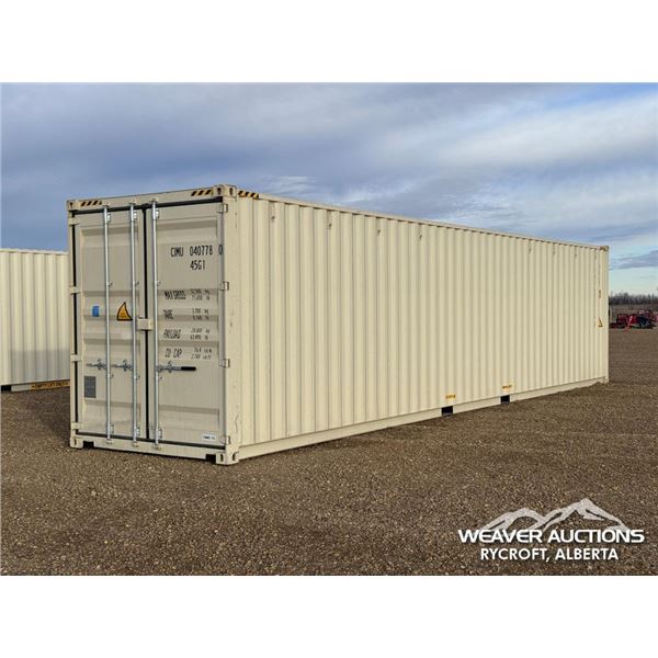 2025 8 X 40 FT. SHIPPING CONTAINER