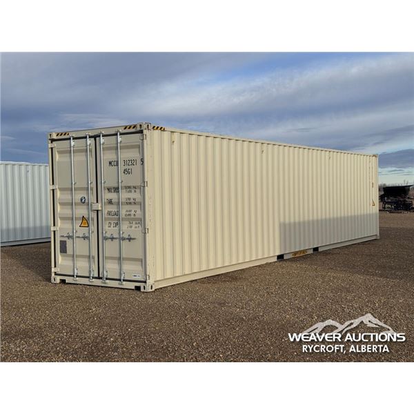 2025 8 X 40 FT. SHIPPING CONTAINER