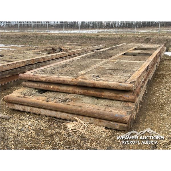 (2) 8 X 40 FT. RIG MATS & (2) 8 X 32 FT. RIG MATS