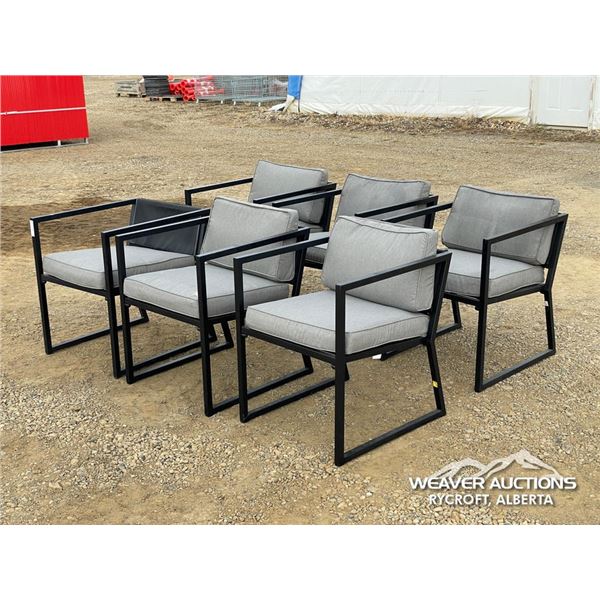 (6) PATIO CHAIRS
