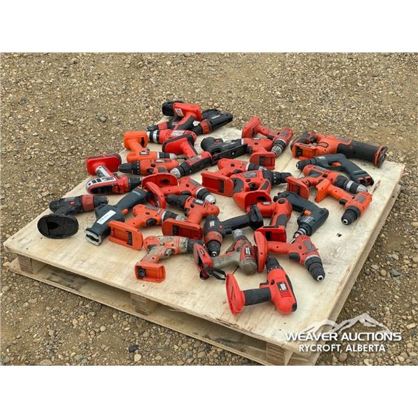 QTY OF BLACK & DECKER POWER TOOLS