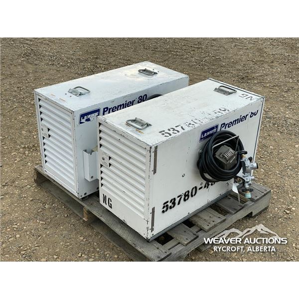 (2) LB WHITE HEATERS