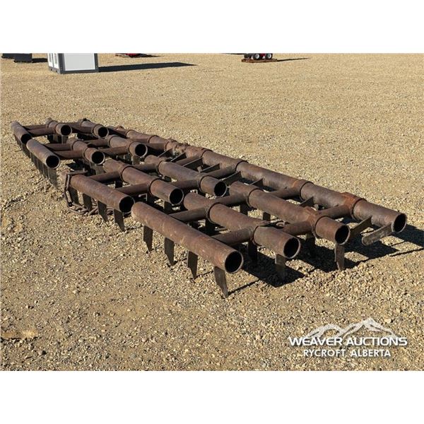 18 FT. HEAVY DUTY BULL ROOT HARROWS