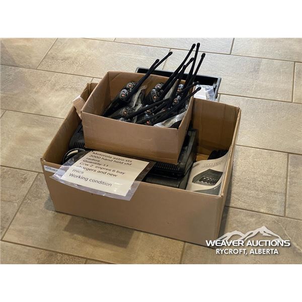 (11) MOTOROLA ASTRO XTS 3000 RADIOS