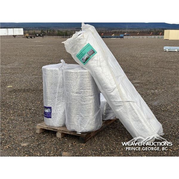 (4) ROLLS OF BUBBLE ALUMINUM FOIL INSULATION