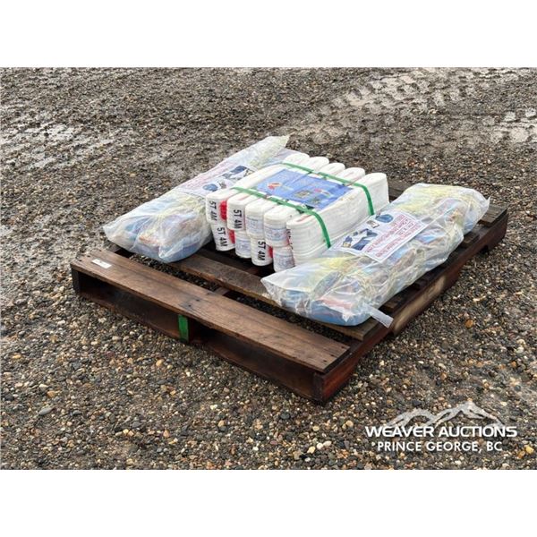 (2) 10 PACK TIE DOWN STRAPS (1) 10 PACK SLINGS