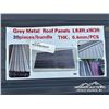 Image 5 : (30) 9.9 FT.METAL ROOFING PANELS