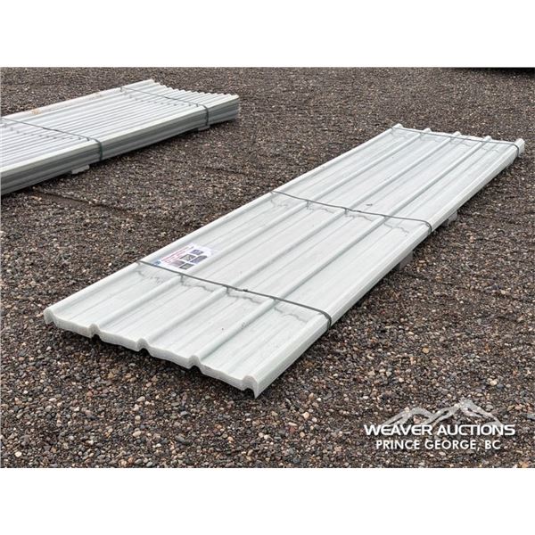 (30) 12 FT.POLYCARBONATE CORRUGATED ROOFING PANELS