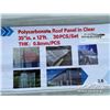 Image 5 : (30) 12 FT.POLYCARBONATE CORRUGATED ROOFING PANELS