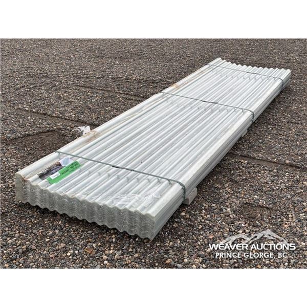 (100) 12 FT. POLYCARBONATE ROOFING PANELS