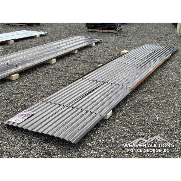 (20) 20 FT. METAL ROOFING PANELS
