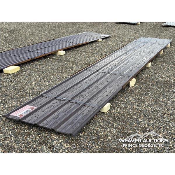(20) 20 FT. METAL ROOFING PANELS