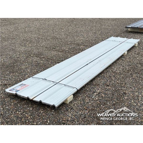 (30) 16 FT. METAL ROOFING PANELS
