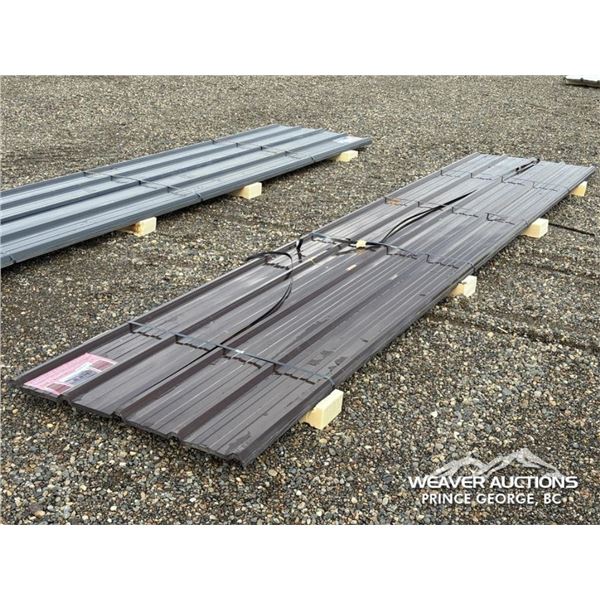 (30) 16 FT. METAL ROOFING PANELS
