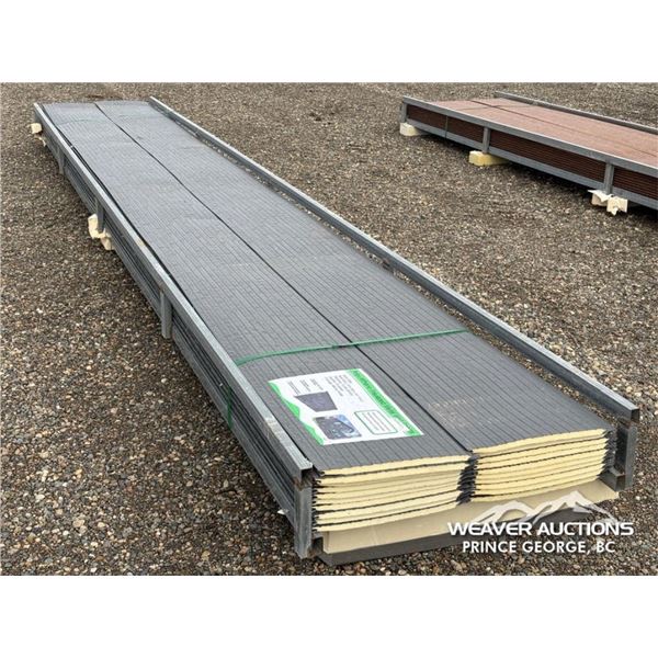 (20) POLYURETHANE INSULATED METAL WALL PANELS