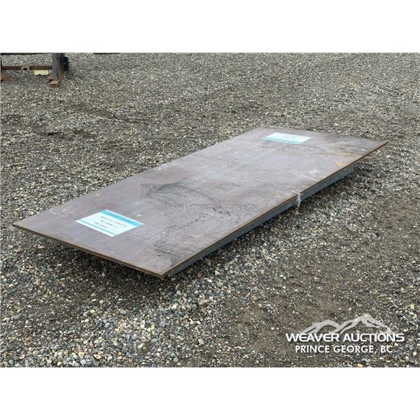 16MM STEEL PLATE W/ SIDE ROLLING FORKLIFT PALLET