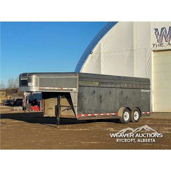 2002 SOUTHLAND T/A GOOSENECK STOCK TRAILER