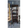 Image 4 : TWO SHELVING UNITS AND TWO STOOLS