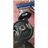 Image 5 : HAMMER STRENGTH PLATE RACK WITH TWO IGX 45LBS, TWO 25LBS AND FOUR 10LBS PLATES