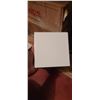 Image 1 : 12 BOXES OF 6" X " WHITE SQURE TILE - CERAMIC