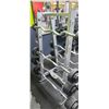 Image 13 : HAMMER STRENGTH RACK WITH SEVEN DIFFERENT IGX CURLED BARBELLS: 20LBS, 60, 70, 80, 90, 100, 110LBS