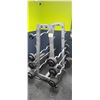 Image 3 : HAMMER STRENGTH RACK WITH SEVEN DIFFERENT IGX CURLED BARBELLS: 20LBS, 60, 70, 80, 90, 100, 110LBS
