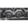 Image 10 : HAMMER STRENGTH WEIGHTS BENCH PLUS TWO OF EACH DUMBELLS: IGX 20LBS, 22.5, 25, 27.5, 30, 35, 40, 50, 