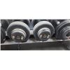 Image 11 : HAMMER STRENGTH WEIGHTS BENCH PLUS TWO OF EACH DUMBELLS: IGX 20LBS, 22.5, 25, 27.5, 30, 35, 40, 50, 