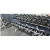 Image 20 : HAMMER STRENGTH WEIGHTS BENCH PLUS TWO OF EACH DUMBELLS: IGX 20LBS, 22.5, 25, 27.5, 30, 35, 40, 50, 