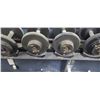 Image 7 : HAMMER STRENGTH WEIGHTS BENCH PLUS TWO OF EACH DUMBELLS: IGX 20LBS, 22.5, 25, 27.5, 30, 35, 40, 50, 