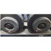 Image 2 : TWO 50LBS DUMBELLS GPX