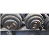 Image 1 : TWO 55LBS DUMBBELLS IGX