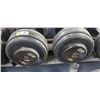 Image 1 : TWO 60LBS DUMBBELLS IGX