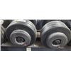 Image 1 : TWO 70LBS DUMBBELLS GPX