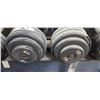 Image 1 : TWO 75LBS DUMBELLS IGX