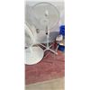 Image 4 : TWO FANS, TWO STOOLS AND RECYCLING CAN