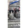 Image 4 : TWO 95LBS DUMBBELLS