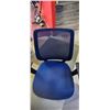 Image 4 : BLUE OFFICE CHAIR - NEAR NEW