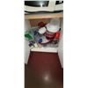 Image 3 : DANBY MICROWAVE, MICROWAVE STAND, KETTLE, PHONE, RED FOLDING TABLE AND OTHER PLEASE SEE IMAGES