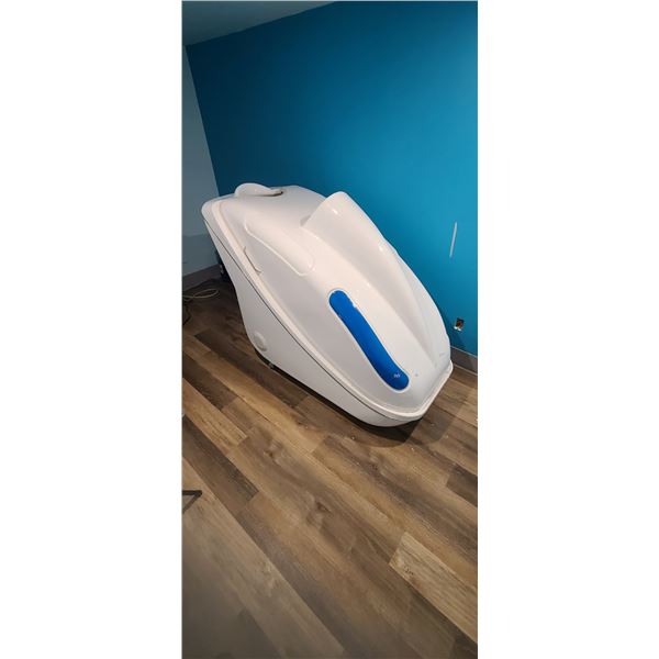 STEAM SAUNA BED - COMES WITH PLASMAFIRE ALPHA V WATER PURIFIER AND OXYGEN TANK - MODEL NUMBER N/A. S