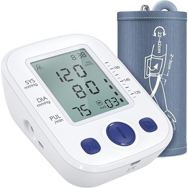 1 Electronic Automatic Blood Pressure Monitor - Brand New!