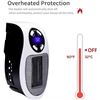 Image 4 : 1 Portable Electric 500W Socket Plug-In Heater w/ LED Display - New