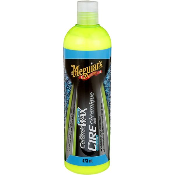1 Meguiar's Hybrid Ceramic Liquid Wax (473ml) - Long-Lasting Ceramic Protection Car Wax - New