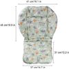 Image 5 : 1 Baby High Chair Cushion - Thick Pad for Baby High Chairs - Pink - New