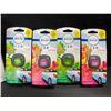 Image 2 : 4-Pack of Febreze Gain Car Air Fresheners - 2x Original/2x Island Fresh Scent - New