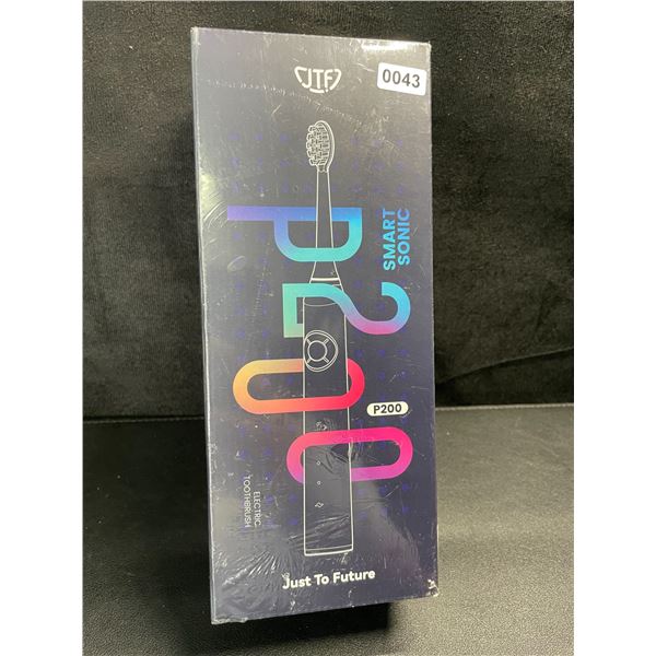 1 JTF P200 Sonic Electric Toothbrush w/ Charging Stand & Travel Case - New Sealed!