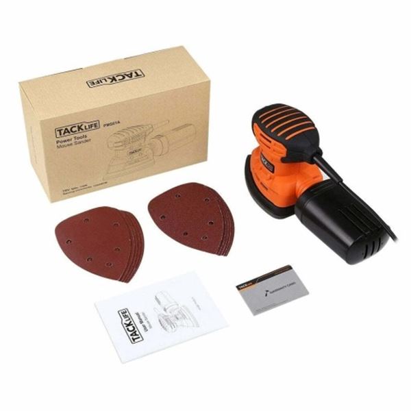 1 TackLife Electric Mouse Sander/Detail Sander (Model: PMS01A) - 12,000RPM - New Sealed!
